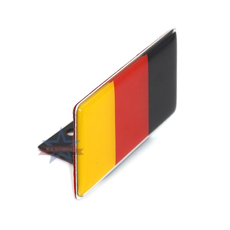 Volkswagen Auto Kühlergrill Aufkleber: Flaggen von Deutschland, USA, UK, China, Frankreich