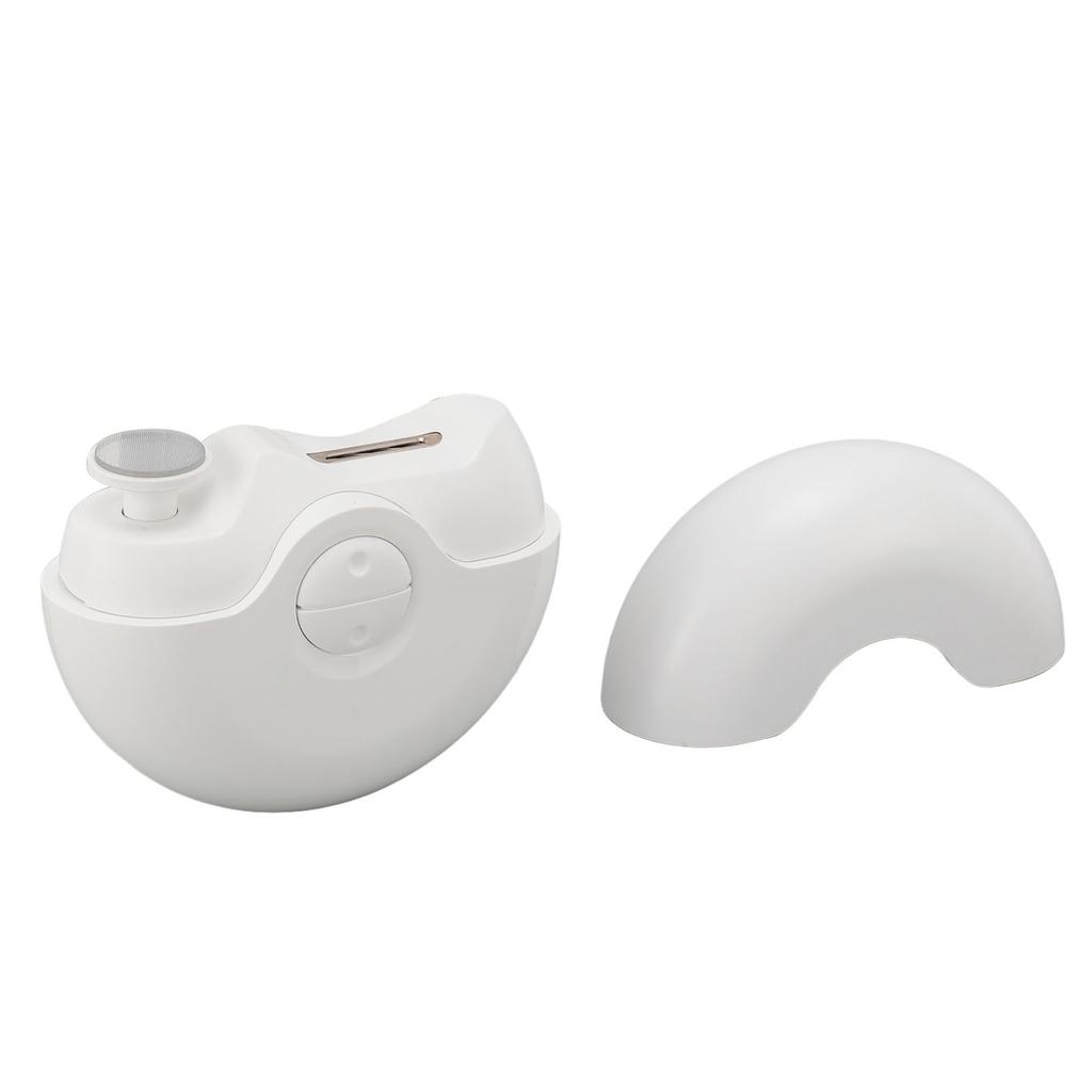 2 In 1 Electric Automatic Nail Clipper 2 Speeds USB Rechargeable Nail File Polisher Nail Scraps Storage Electric