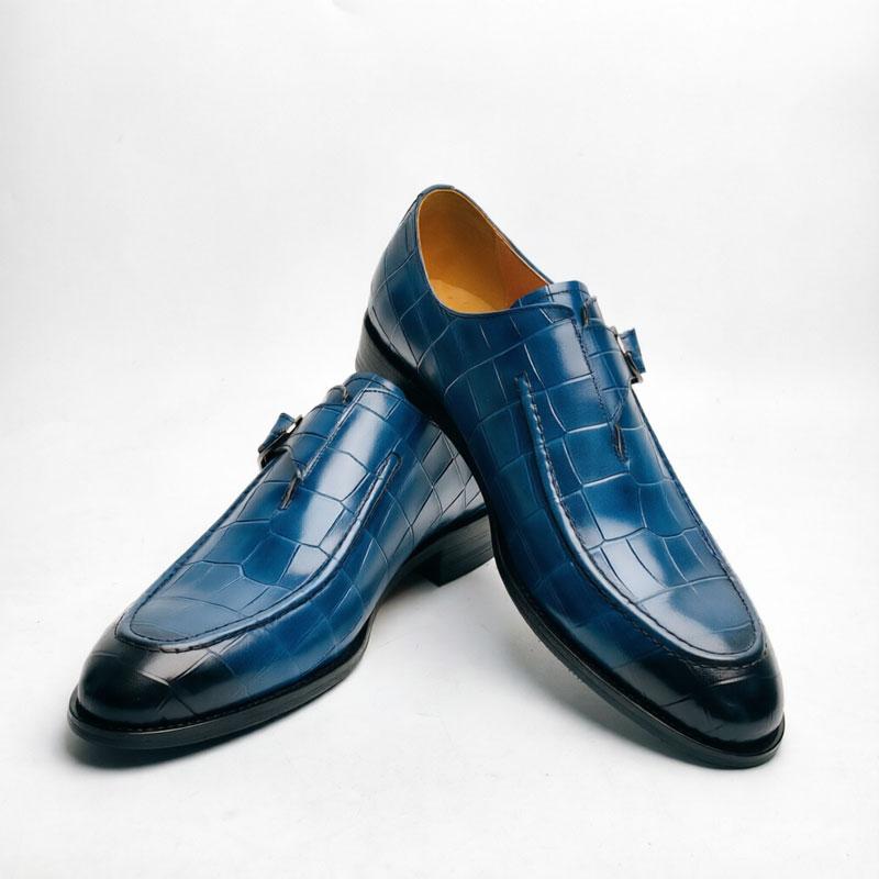 Premium roku darinātas Monk Strap Oxford