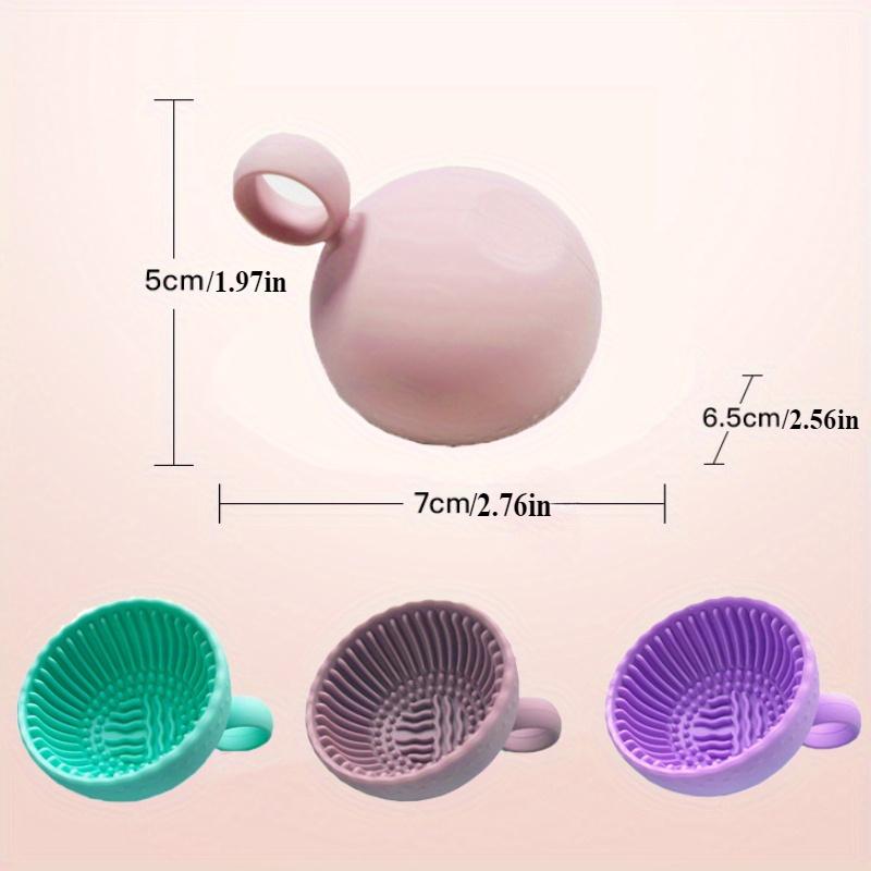 1Pc Silicone Small Meatballs Beauty Cleaning Tool Washing Dishes Portable Beauty Brush Cleaner Silicone Makeup Brush Washing Pad