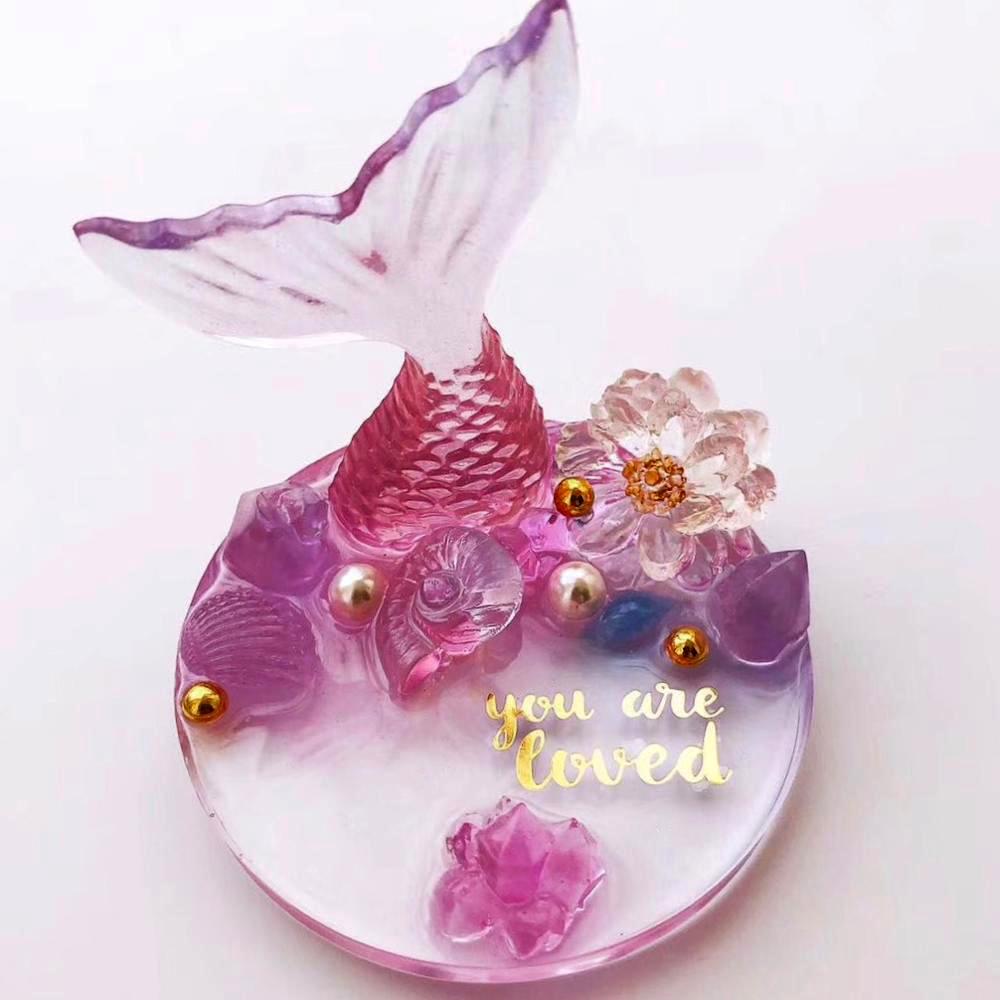 Silicone Pendant Agate Fluid Arts Round Epoxy Resin Casting Molds Coaster Mold Jewelry Making Mould