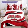 England Football Printed Bedding 3 Piece Set Cozy Breathable Bed Cover Set As Housewarming Holiday Gift