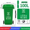 Heavy-Duty 100L Outdoor Waste Bin