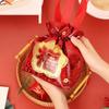 Storage Accessories Fu Character Drawstring Gift Bag Eco-Friendly Foldable Candy Bag Portable Goody Bag Pouch Eyelashes Makeup