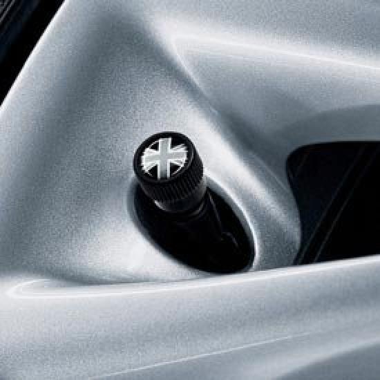 

Genuine MINI Blackjack Air Valve 36112211235 Cap, Black, чёрный