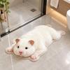 Faux Cashmere Animal Shaped Rug Absorbent Bathroom Doormat Bedroom Floor Mat  Entryway Decor