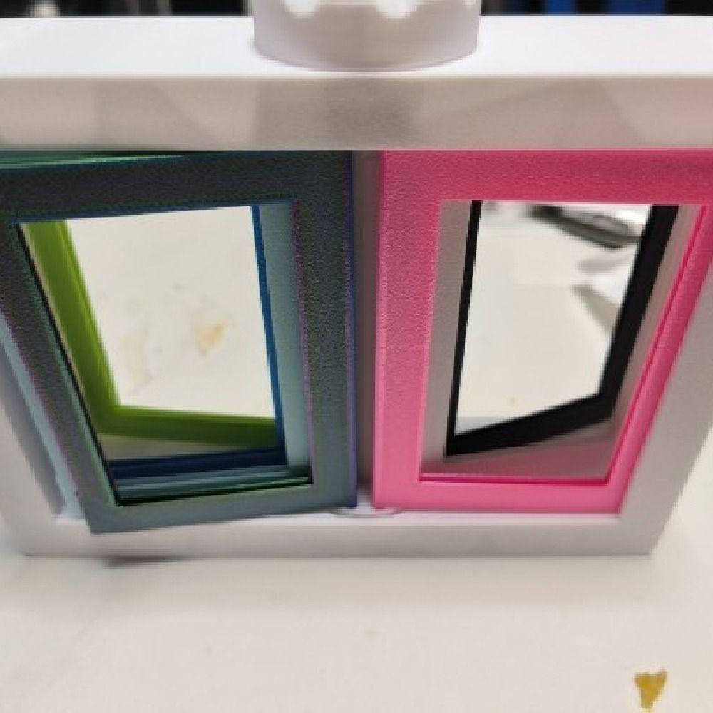 Colorful 3D Rotating Photocard Holder 12 Pockets Rotatable Photo Frame  for 3 Inch Cards