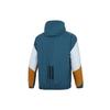 adidas Giacca Calda in Cotone con Patchwork Color Block Uomo Capispalla Blu Militare GT7396