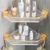 Practical Bathroom Shelves Wall-mounted Triangle Storage Rack Shampoo Storage Rack  Household