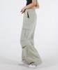 UMM Women'S Clean Key Long Short Cargo Wide Pants 3 Colors