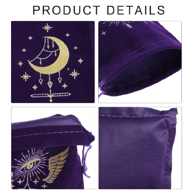 Würfel Zugbeutel Schmuckbeutel Organizer Tarot Orakelkarten Aufbewahrungstasche Reise Geschenktasche Hexerei Zubehör