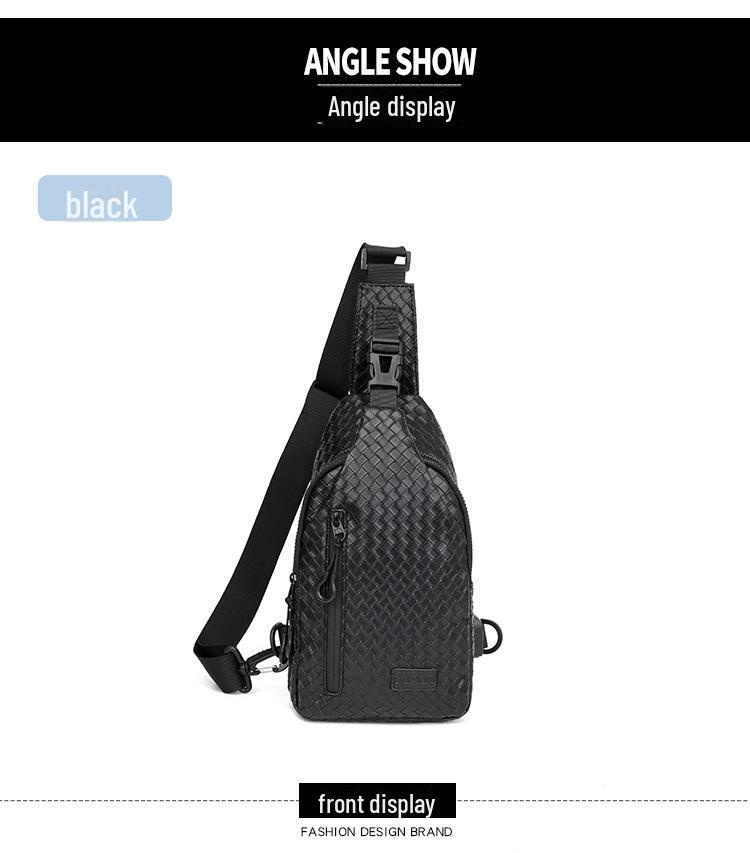 2024 Men's Large Capacity Korean Casual Messenger Bag with USB - Multifunctional Business Shoulder Bag