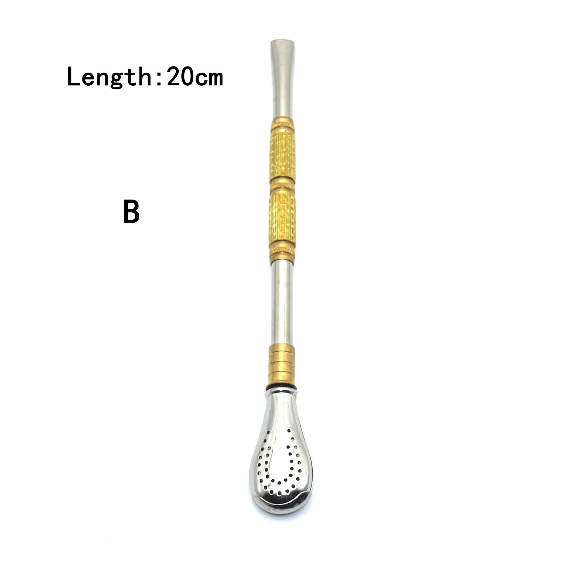 

Набор из 2 чайных ложек и соломинок из нержавеющей стали 304, Аргентина, калебас, кофе, молока, зерна дерева, изолированные чашки Silver Cup
