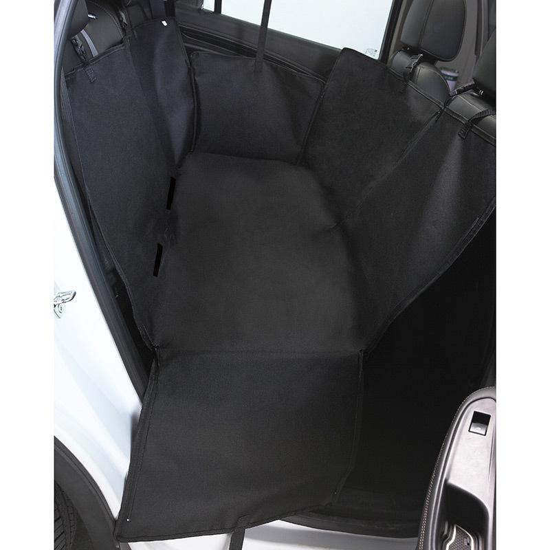 Dog Double-Layer Dirt-Resistant Car Seat Pad for Pets - Back Seat Cushion with Open Hole Design