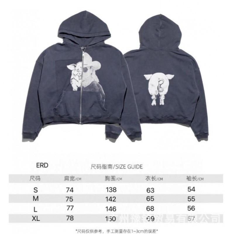 Unisex Oversized Cotton Graphic Print Hoodie Streetwear Loose Fit Casual Sweatshirt