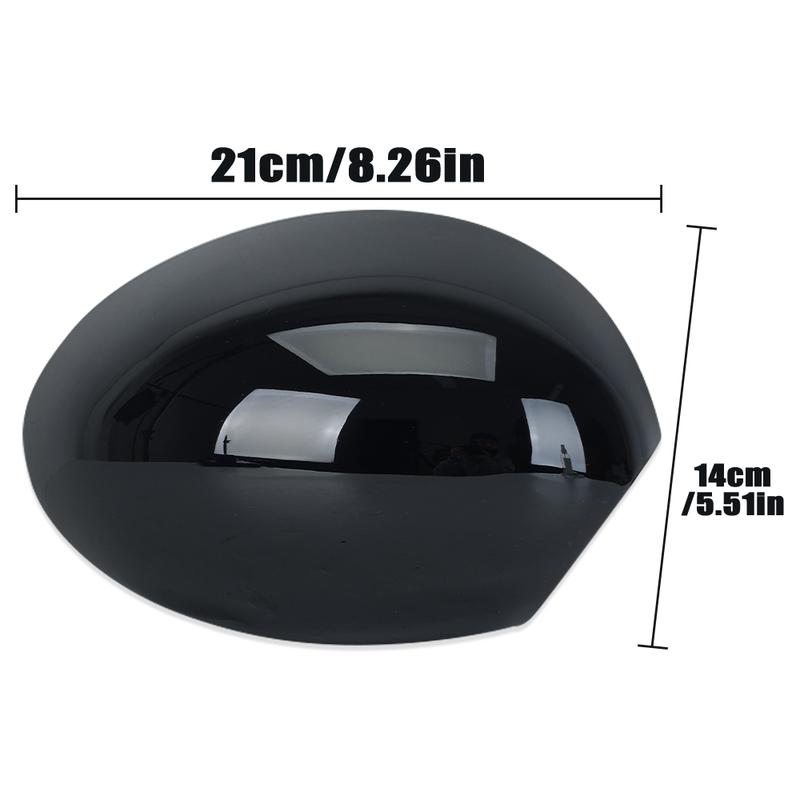 Rearview Mirror Cover Cap For BMW Mini R55 R56 2007-2013 Gloss Black With Turn Signal Hole Side Mirror Cover Car Accessories
