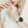 FitTurn Jewelry Bling Bands Compatible with Fitbit Versa 4/Sense 2/Versa 3/Sense Band for Women Men, Replacement Diamond Jewelry Metal Wristband