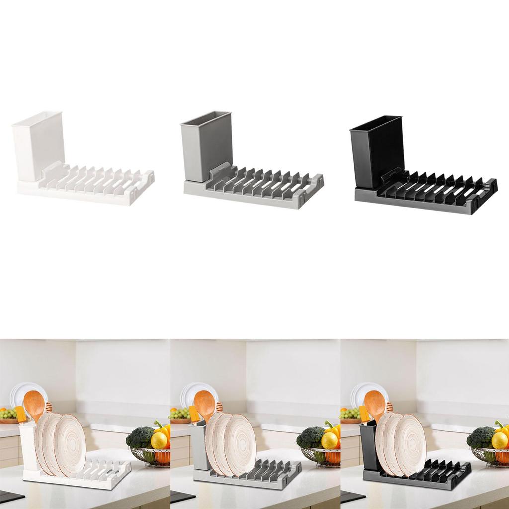 Dish Drying Rack Utensil Holder Space Saving Sink Kitchen Decor Tool Multifunctional Dish Drainer Tray for Home Kitchen Counter