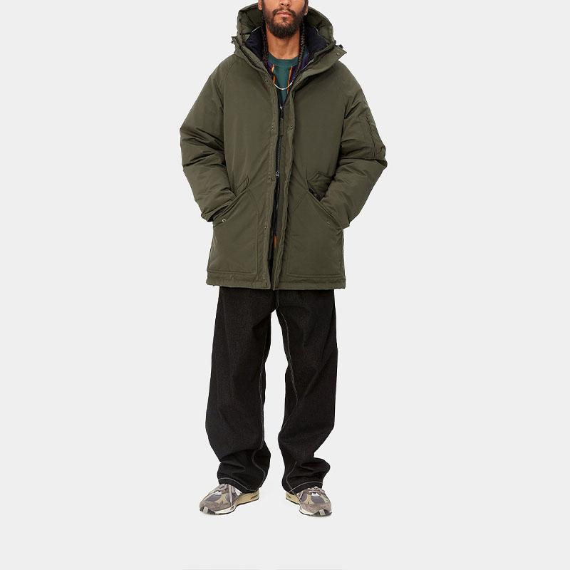 Carhartt WIP Adjustable Hooded Long Sleeve Parka Men outerwear I032295-63-XX