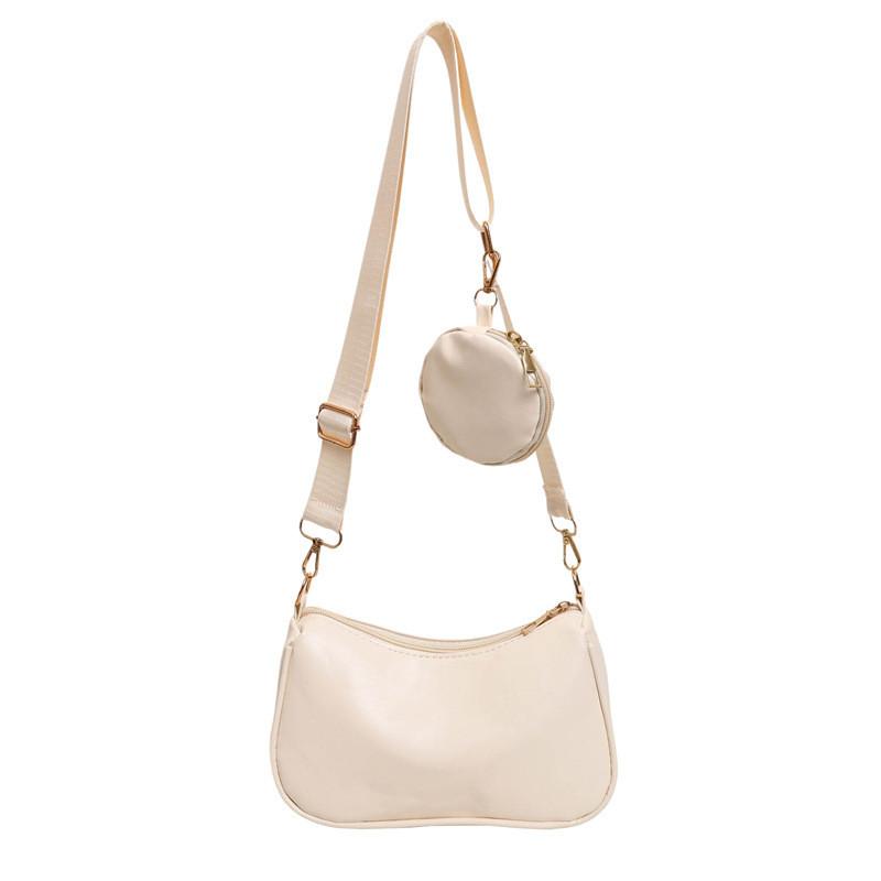 Trendy Korean Style Womens Crossbody Bag Chic Fashionable Pu Material For Everyday Use
