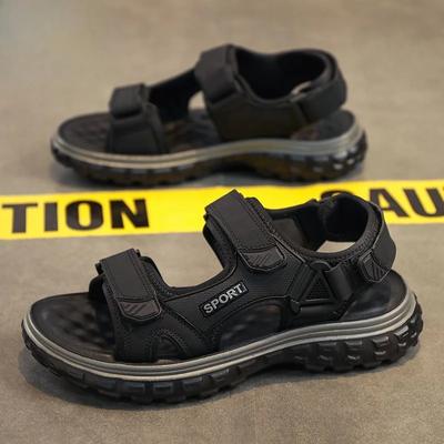 Rutschfester Herrenschuh Täglicher Gebrauch Sommer 2024 Herrensandale Atmungsaktiv Outdoor Neuankömmling Im Willkommensangebot Farbe V Lässige Stile 39