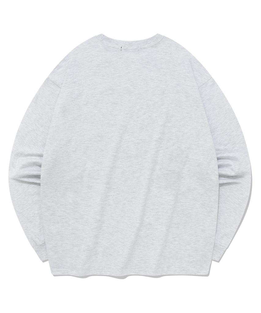 SAINTPAIN Sp Pray Hands Long Sleeve - Ash Melange