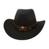Simple Four Seasons Ethnic Style Top Hateuropean, American And Western Cowboy Hat  Travel Vacation Leisure Sun Hat