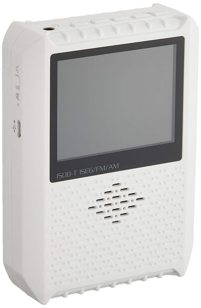 WINTECH inch color LCD One Seg White Battery compatible 2.8 TV/Radio TVR-L37