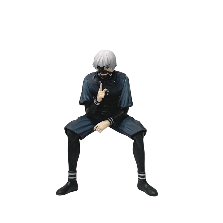 Tokyo Ghoul Figure Centipede Mask 19cm Kaneki Ken Animation Figure Sitting Figure Peripheral Decorative Ornaments Model Toy Gift