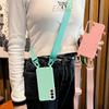 Strap Case For Samsung Galaxy A55 A15 A25 A35 A05S S24 Ultra S21 S23 FE S22 Plus Shoulder Crossbody Lanyard Neck Silicone Cover
