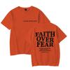 Faith Over Fear Christian T-shirts for Men Women Teen Boy Girl Summer Clothes Trendy Gift for Christian Faith Merch T-shirt Tops