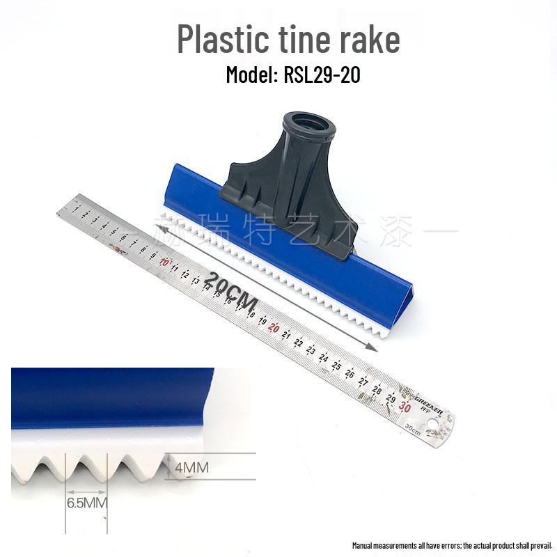 

Art Paint Tools: Fine-toothed Plastic Comb & Scraper for Diatom Mud and Ceramic Texture Styling