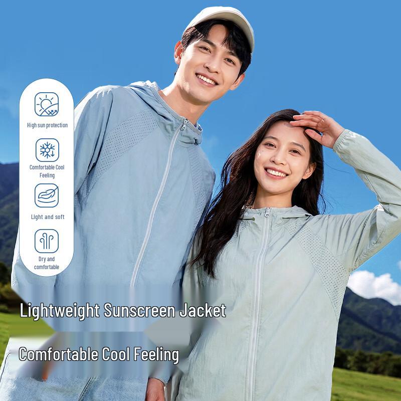 Jeanswest Unisex Cartoon Whale UPF50+ Sun Protection Hoodie