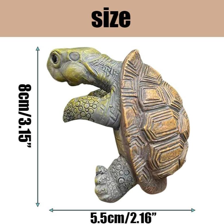 Resin Tortoise Planter Hanger, Fun Garden Ornament Outdoor Decor Home Decor Artistic Craft for Your Garden, Gift for Friends Lover mom