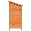 Garden Shed with Lock Brown 106.5 x 56 x 113.5 cm