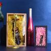 Folding Kraft Paper Box with Transparent PVC Window Blank Packaging Gift Box  Wedding Birthday Party Lipstick Perfume Gift Decoration Boxes 10pcs