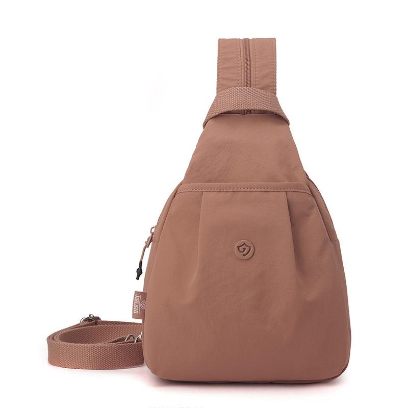 Fashion Casual Backpack Women's New Multifunctional Breast Bag Women's Nylon Waterproof Lightweight Travel Small Backpack