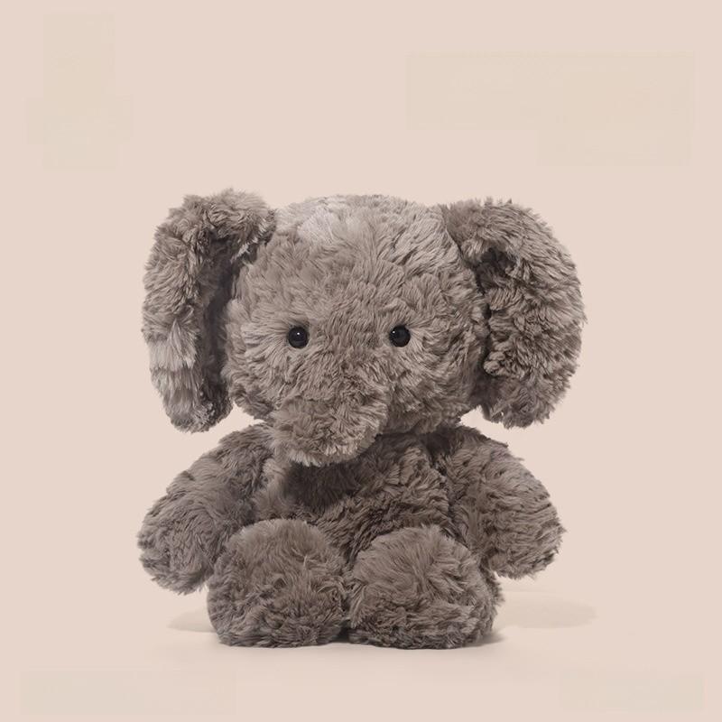 Elephant Plush Toy With Pp Cotton Filling Soft Cuddle Pillow For Kids Gift