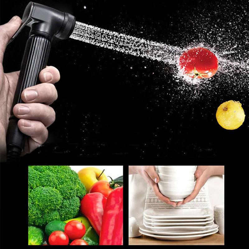 Black Bathroom Washbasin Faucet Pull Out Kitchen Sink Faucet With Spray Gun Hot Cold Wate Mixer Tap Deck Mounted Accessories