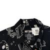 European and American Single Men's Summer Short sleeve Shirts American Casual Lightweight Breathable Couple Personality Print Shirt