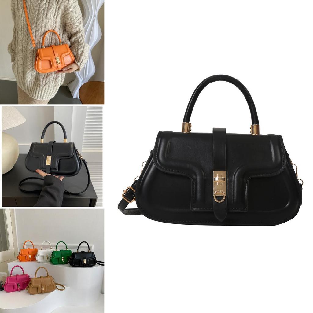 Chic Street Style Pu Shoulder Bag With Stitching Details