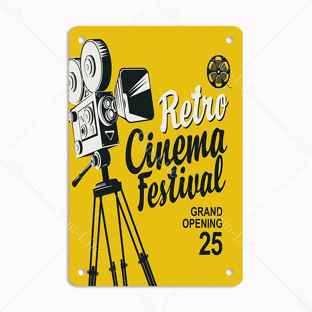 Feature Movie Vintage Posters Show Metal Tin Sign Retro Plaque Cinema Decor Hobby Bedroom Wall Decoration x cm