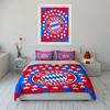 Bayern Munich Logo Bedding Set Bedding Duvet Cover Set Duvet Cover Pillowcases Home Decor (1 * Duvet Cover 2 * Pillowcases, Without Duvet Insert)