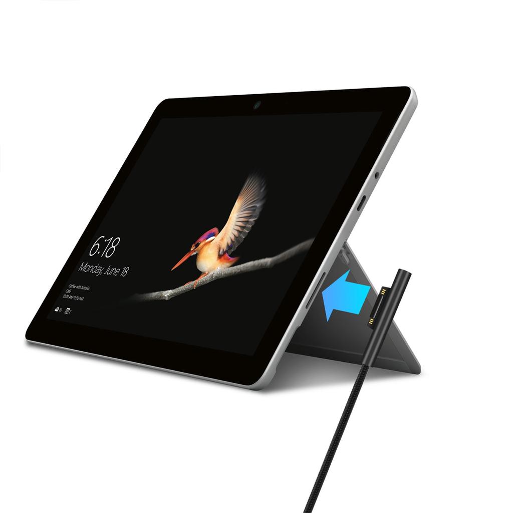 Type-C to 6Pin Nylon Notebook Power Adapter Cable 1.5m for Microsoft Surface Pro 3/4/5/6