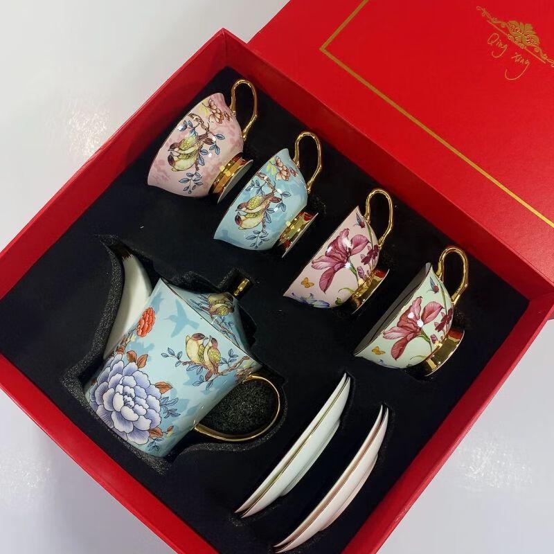 Elegant Bone China Coffee & Tea Cup Gift Set