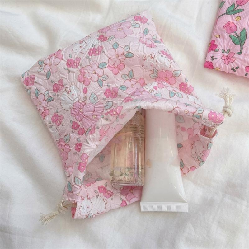 Wiederverwendbarer Polyester-Kordelzugbeutel Aufbewahrung Organisiert Für Beauty-Tools Schmuck Praktische Reise-Accessoires Beutel