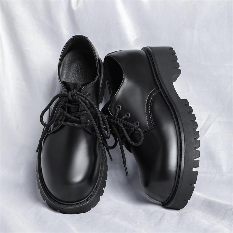 3181 Big Head Leather Shoes Men's Spring New Low-top Men's Shoes Formal Business Senior Commuter Shoes