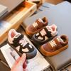 Kids Winter Warm Lined Sneakers Boys Girls Soft Sole Casual Shoes Lightweight Comfortable Indoor Outdoor Use