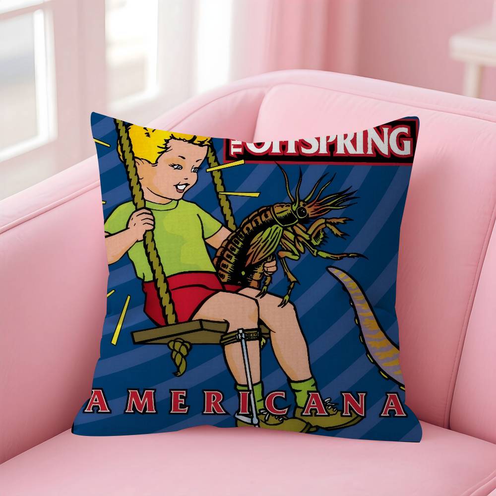 Personalized Pillow Dust Cover Bedroom Kids Party Decoration Pillowcase Birthday Children Gift The OOffspring Band