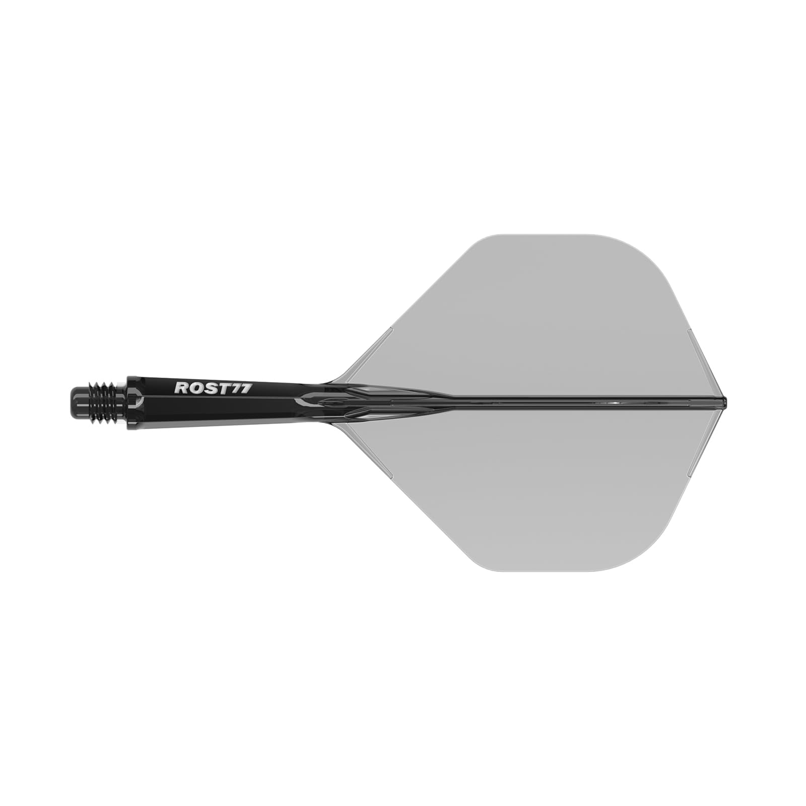 

CUESOUL ROST 77 Прозрачный Большой Набор Прозрачных Черных Оперений с Белыми Оперениями Маленького Размера, Стандартный, 3, Логотип, (CS-77-DB1T-S)